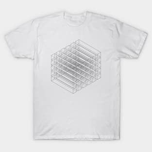 square lines design T-Shirt